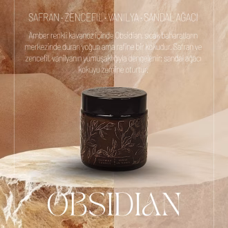Kavanoz Mum // 100ml // Obsidian