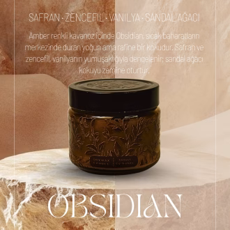 Kavanoz Mum // 300ml // Obsidian
